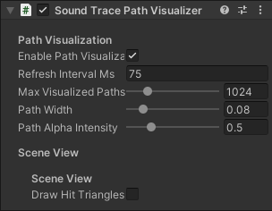 SoundTracePathVisualizer Inspector