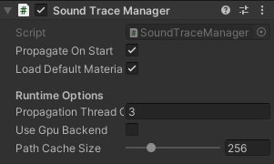 SoundTraceManager Inspector